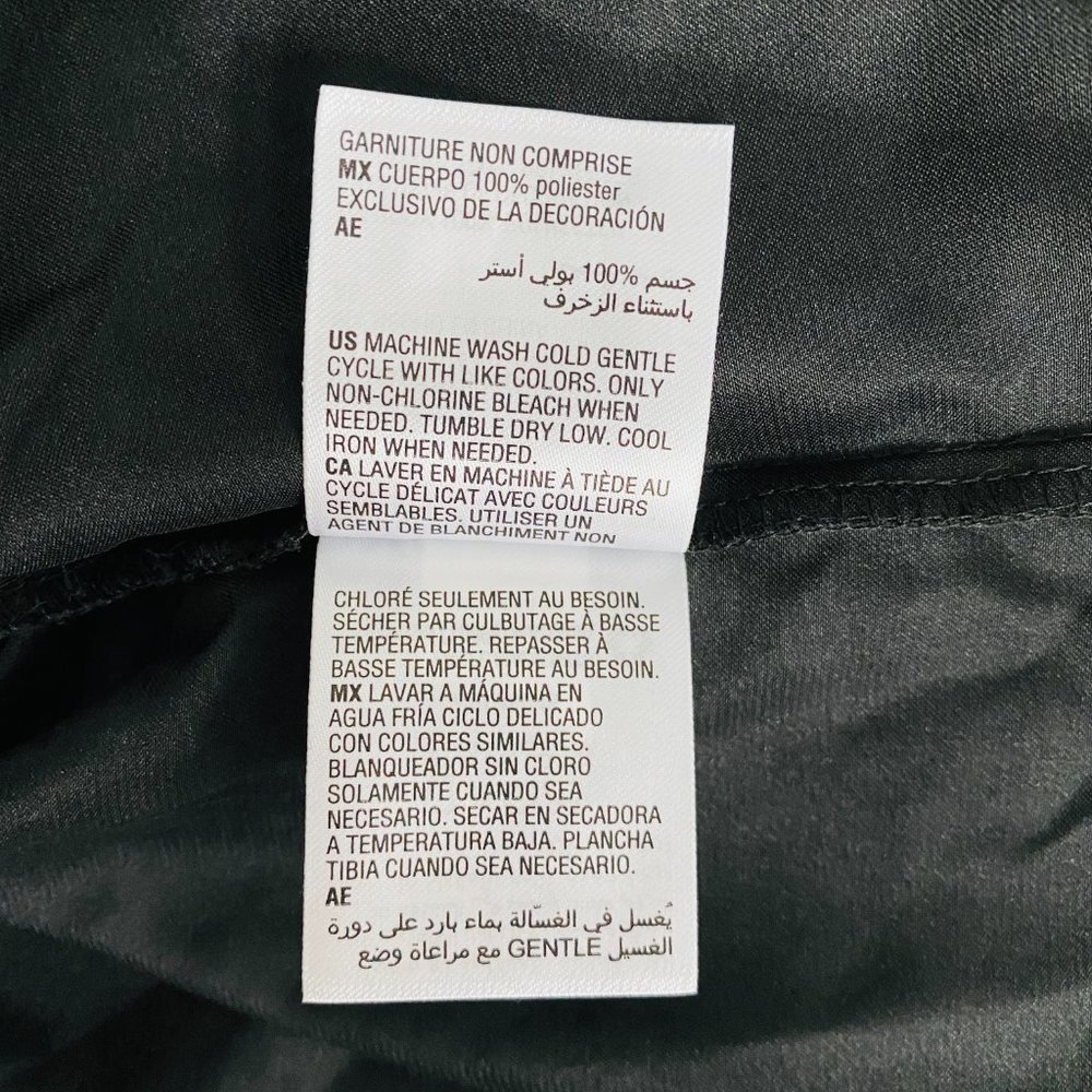 NWT INC Metallic Trim Pajama Top #AE15 - Picture 8 of 9